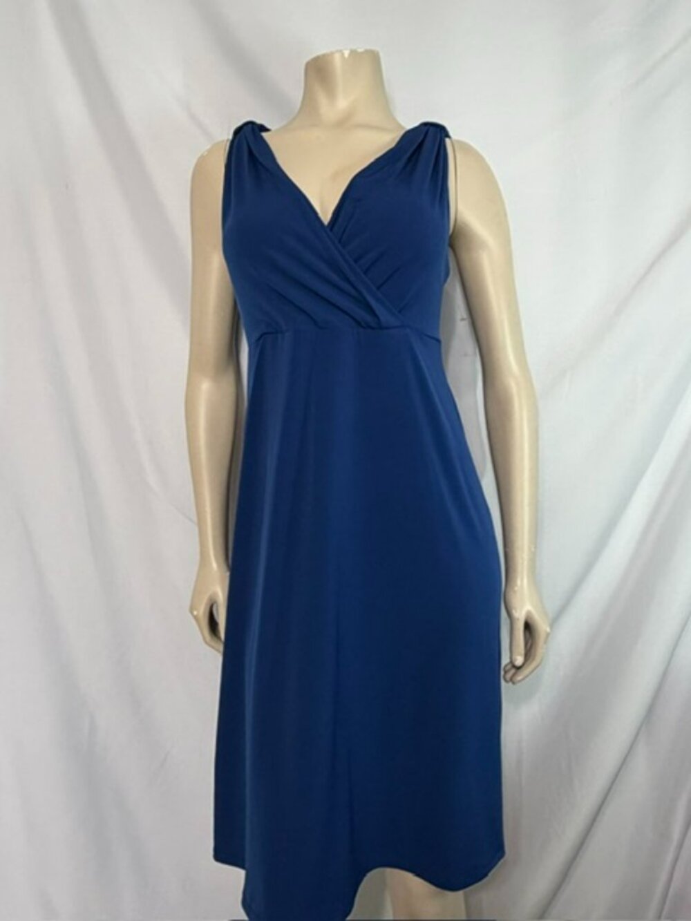 Merona Women's Royal Blue Sleeveless Dress |Polyester Blend Size XL